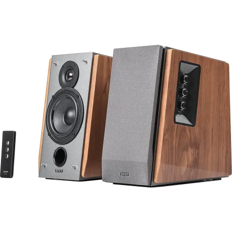 BOXE EDIFIER 2.0, RMS:  60W (2 x 13W, 2 x 17W), telecomanda wireless, volum, bass, treble, dual RCA, brown, "R1600TIII"   (include TV 10lei)