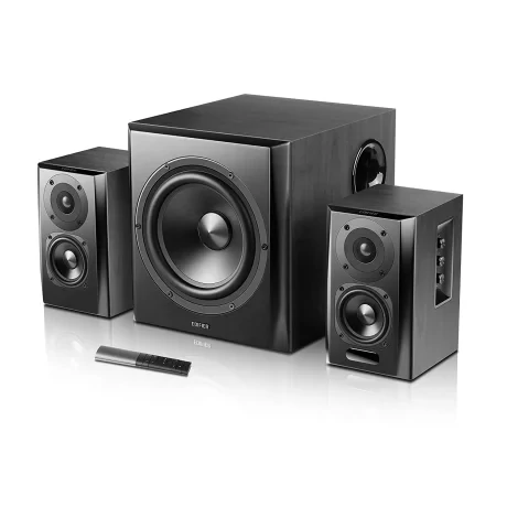 BOXE EDIFIER 2.1, RMS: 150W (2 x 25W, 2 x 15W, 1 x 70W), bluetooth, telecomanda wireless, volum, bass, treble, optical, black, &quot;S351DB-BK&quot;  (include TV 10lei)