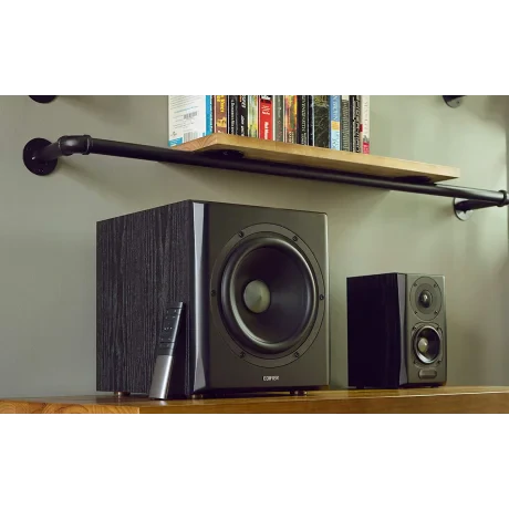 BOXE EDIFIER 2.1, RMS: 150W (2 x 25W, 2 x 15W, 1 x 70W), bluetooth, telecomanda wireless, volum, bass, treble, optical, black, &quot;S351DB-BK&quot;  (include TV 10lei)