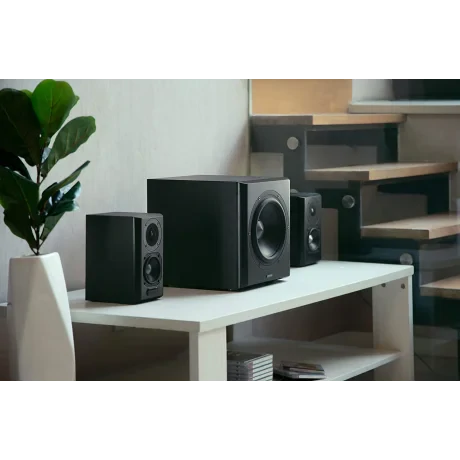 BOXE EDIFIER 2.1, RMS: 150W (2 x 25W, 2 x 15W, 1 x 70W), bluetooth, telecomanda wireless, volum, bass, treble, optical, black, &quot;S351DB-BK&quot;  (include TV 10lei)
