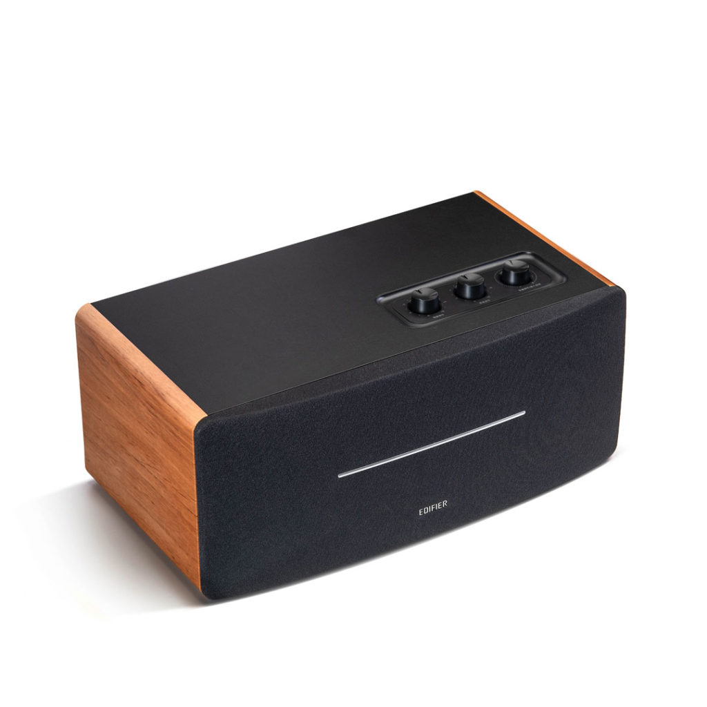 BOXE EDIFIER desktop bluetooth, RMS: 70W (2 x 20W, 2 x 15W), Bluetooth 5.0, RCA, AUX, Line-Out, brown, "D12-BR"  (include TV 0.8lei) thumb