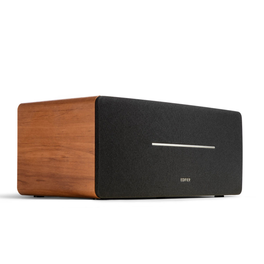 BOXE EDIFIER desktop bluetooth, RMS: 70W (2 x 20W, 2 x 15W), Bluetooth 5.0, RCA, AUX, Line-Out, brown, "D12-BR"  (include TV 0.8lei) thumb