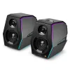 BOXE EDIFIER Gaming 2.0, RMS:  88W (2 x 12W, 2 x 32W), bass 4&quot;, control volum, BT/USB/AUX/Optical/Coaxial, sound mode: Music/Game/Movie, 11 x LED RGB, frecv. raspuns 55Hz-20KHz, 220V power, black, &quot;G5000-BK&quot; (include TV 0.8lei)