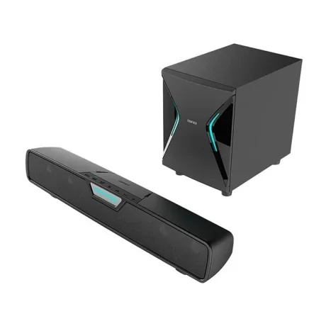 BOXE EDIFIER Gaming Soundbar, RMS:  86W (2 x 18W, 1 x 50W), bass 7&quot;, inalte 2.75&quot;, control volum, BT/USB/OPT/AUX, sound mode: Music/Game/Movie, 13 x LED RGB, frecv. raspuns 44Hz-20KHz, 220V power, black, &quot;G7000-BK&quot; (include TV 0.8lei)