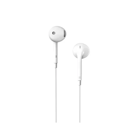 CASTI Edifier, cu fir, intraauriculare - butoni, pt smartphone, microfon pe fir, conectare prin Jack 3.5 mm, alb, &quot;P180-Plus-W&quot;, (include TV 0.18lei)