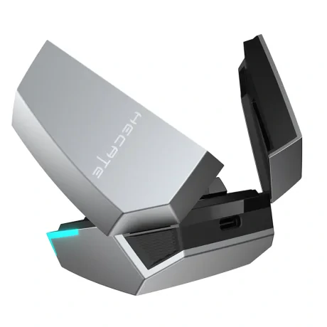 CASTI Edifier, wireless, gaming, intraauriculare - butoni, utilizare multimedia, smartphone, microfon pe casca, conectare prin Bluetooth 5.0, RGB, ANC, USB-C, gri, &quot;GX07-GR&quot;, (include TV 0.8lei)