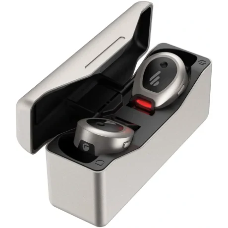 CASTI Edifier, wireless, intraauriculare - butoni, pt smartphone, microfon pe casca, conectare prin Bluetooth 5.0, gri, &quot;TWSNB-MG&quot;, (include TV 0.18lei)