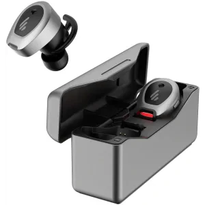 CASTI Edifier, wireless, intraauriculare - butoni, pt smartphone, microfon pe casca, conectare prin Bluetooth 5.0, gri, &quot;TWSNB-MG&quot;, (include TV 0.18lei)