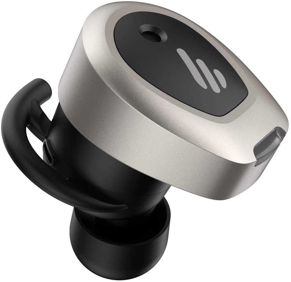 CASTI Edifier, wireless, intraauriculare - butoni, pt smartphone, microfon pe casca, conectare prin Bluetooth 5.0, gri, "TWSNB-MG", (include TV 0.18lei) thumb