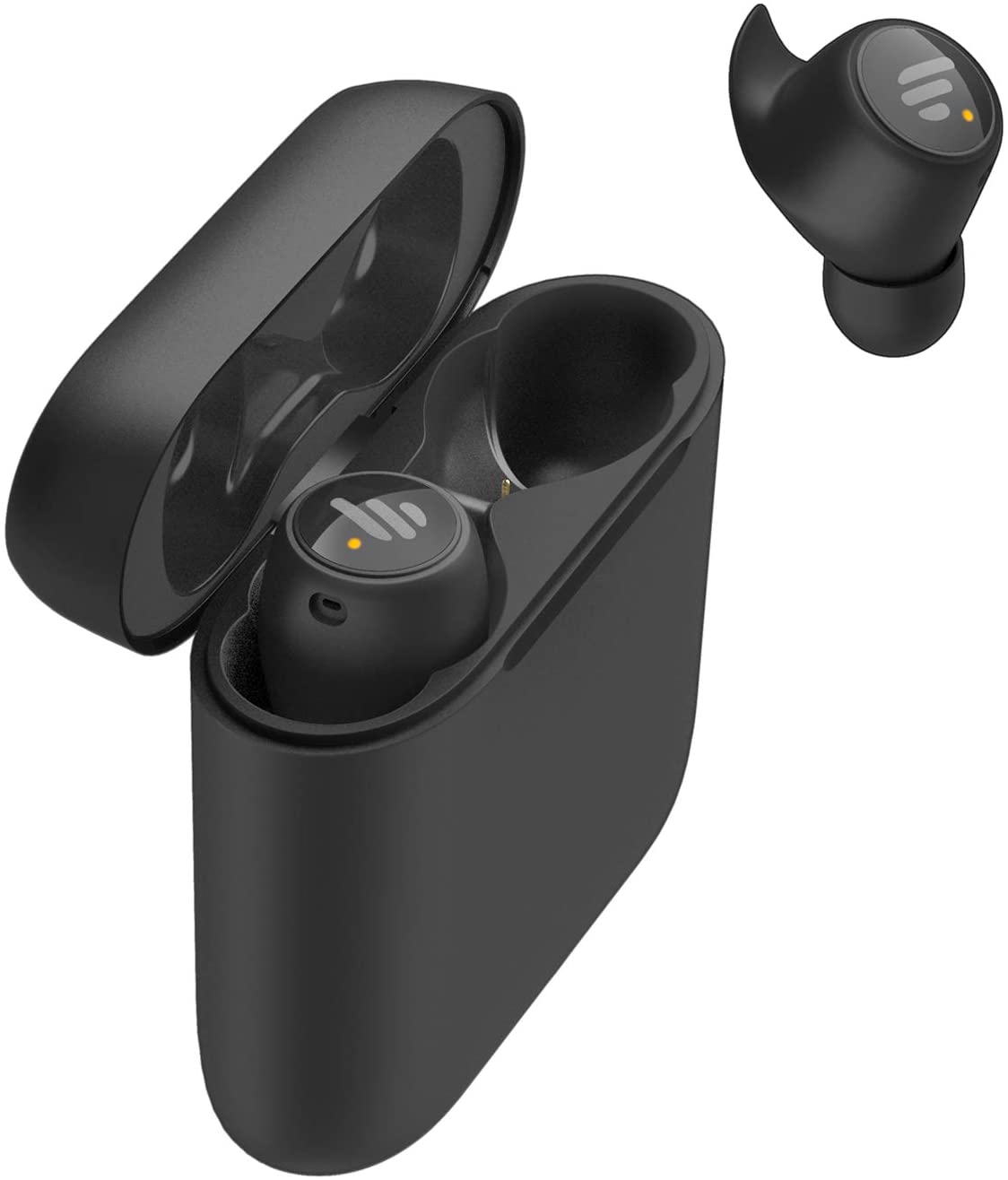 CASTI Edifier, wireless, intraauriculare - butoni, pt smartphone, microfon pe casca, conectare prin Bluetooth 5.0, negru, "TWS6-BK", (include TV 0.18lei) thumb