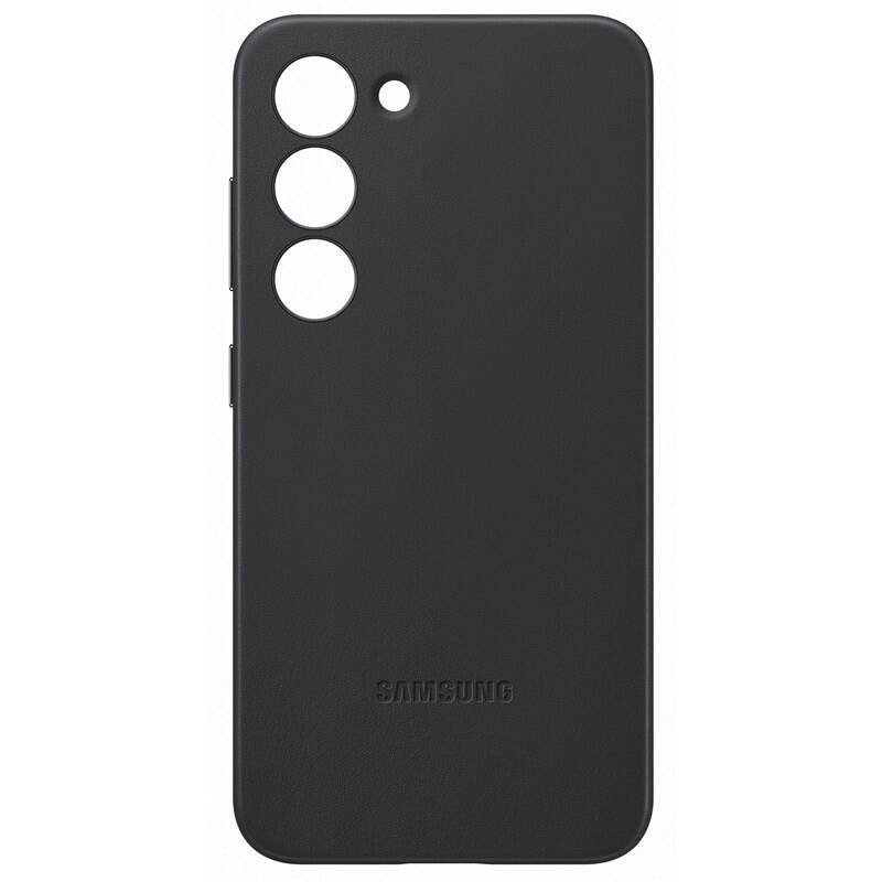 Husa Cover Leather pentru Samsung Galaxy S23 Black thumb