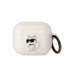 Husa Karl Lagerfeld 3D Ikonik Choupette pentru Airpods 3 Transparent