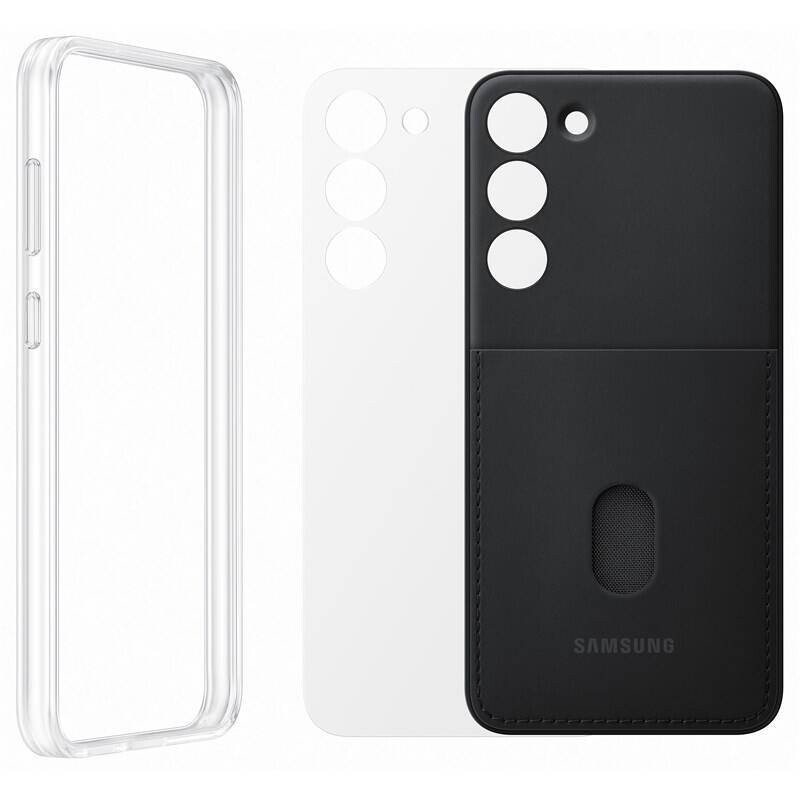 Husa Cover Clear Frame Case pentru Samsung Galaxy S23 Plus Black thumb