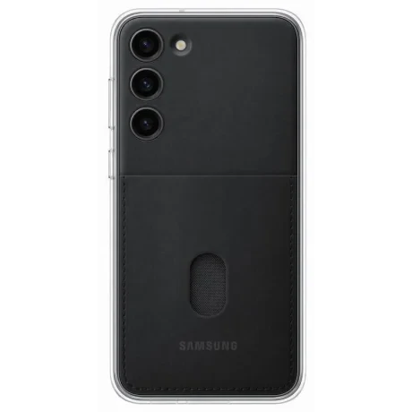 Husa Cover Clear Frame Case pentru Samsung Galaxy S23 Plus Black