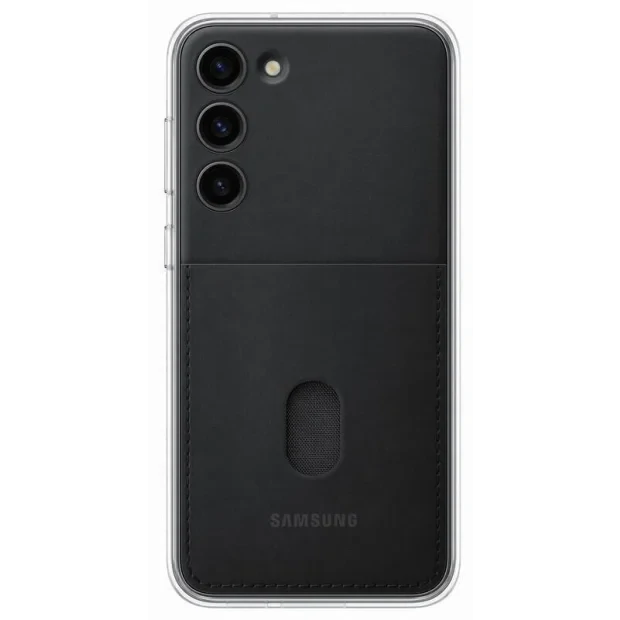 Husa Cover Clear Frame Case pentru Samsung Galaxy S23 Plus Black