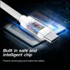 Cablu de date Swissten textil USB-C / USB-C 1,2 m ROZ / Auriu