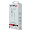 Cablu de date Swissten TPE USB / Lightning MFI 1,2 M Alb