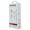 Cablu de date Swissten USB / Micro USB 1,5 m Alb (9mm)
