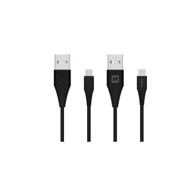 Cablu de date Swissten USB / USB-C 3.1 Negru 1,5m (7mm)