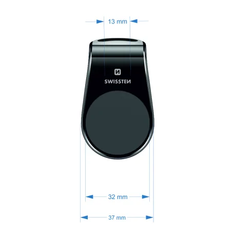 Suport auto magnetic ventilatia masinii Swissten Easy Mount Negru (pachet eco)