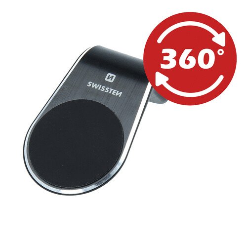 Suport auto magnetic ventilatia masinii Swissten Easy Mount Negru (pachet eco) thumb