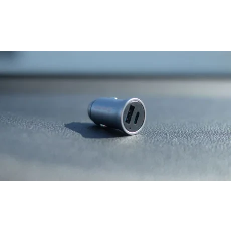 Adaptator Auto Swissten livrare putere usb-c + incarcare rapida 3.0 36w metal argint