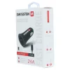 Incarcator Auto Swissten 2.4A cu 2x USB + Cablu Micro Usb