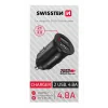 Adaptor Swissten CL 2x USB 4,8A Metal Negru 