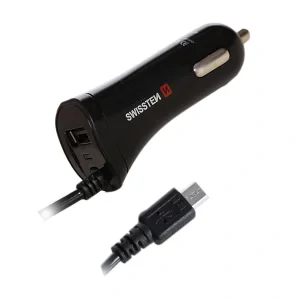 Incarcator Auto Swissten Micro Usb si Usb 2.4A