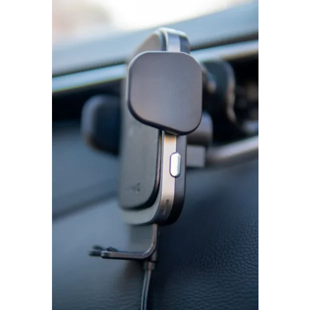 Suport auto inteligent ventilatia masinii cu incarcare wireless 15W Swissten S-GRIP W2-AV5
