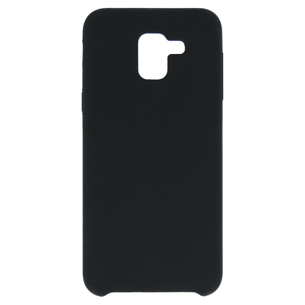 Silicon Case Swissten Samsung J600 Galaxy J6 2018 Negru thumb