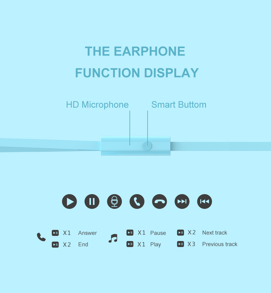 Earbuds Swissten Rainbow YS-D2 elegant thumb