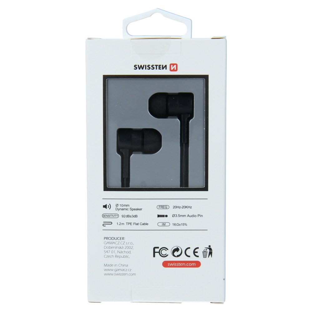 Earbuds Swissten Rainbow YS-D2 elegant thumb