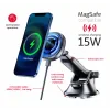 Suport auto magnetic Swissten de bord cu incarcare wireless 15W (compatibil cu Magsafe)