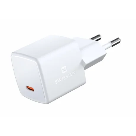 Adaptor Swissten Mini Travel Gan USB-C 33W Power delivery