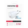 Adaptor Swissten Mini Travel Gan USB-C 33W Power delivery