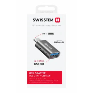 Swissten OTG Adapter USB-C (M)/USB-A (F)