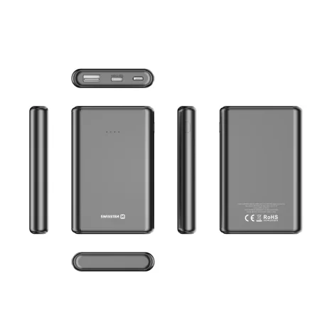 Swissten Power Line Power Bank 5000 mAh 10W Negru