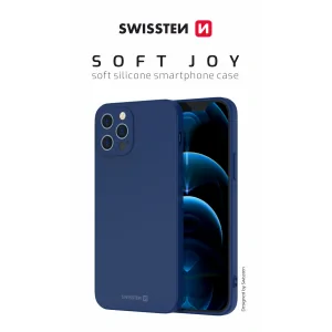 Husa Swissten Soft Joy pentru  iPhone 14 Pro Max Albastru