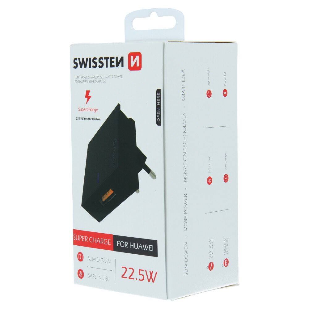 Adaptor Swissten Travel PRO Huawei Super Charge 22,5W Negru thumb