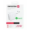 Swissten Travel Adapter 4X USB 4A 20W Alb