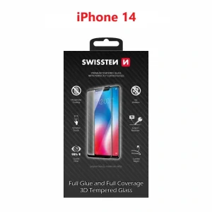 Swissten Ultra Durabil 3D Full Glue Glass Apple iPhone 14 Negru