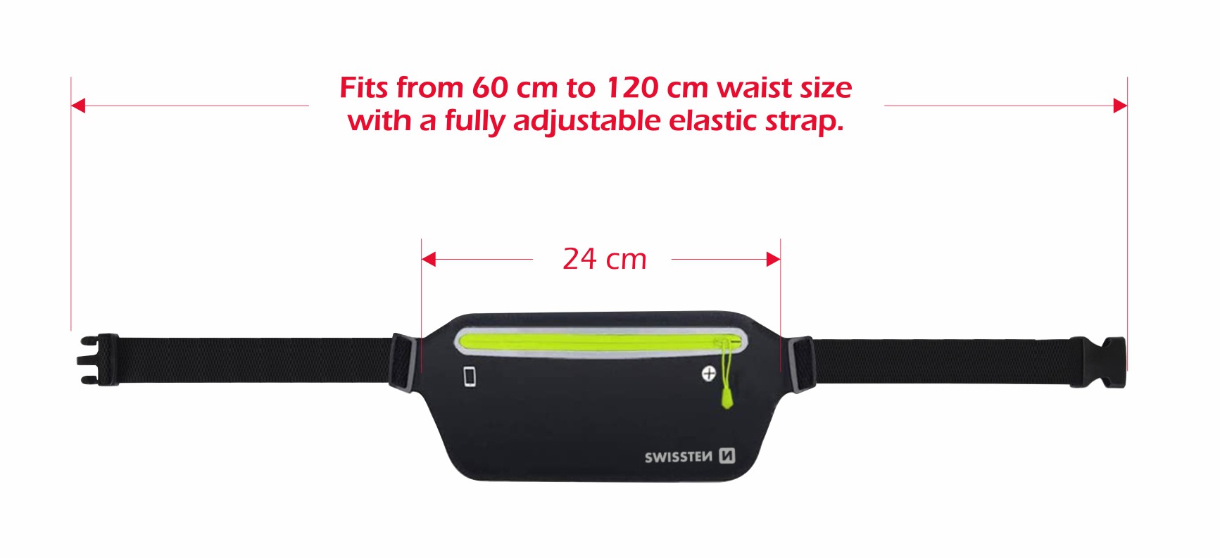 Waist bag swissten Negru thumb