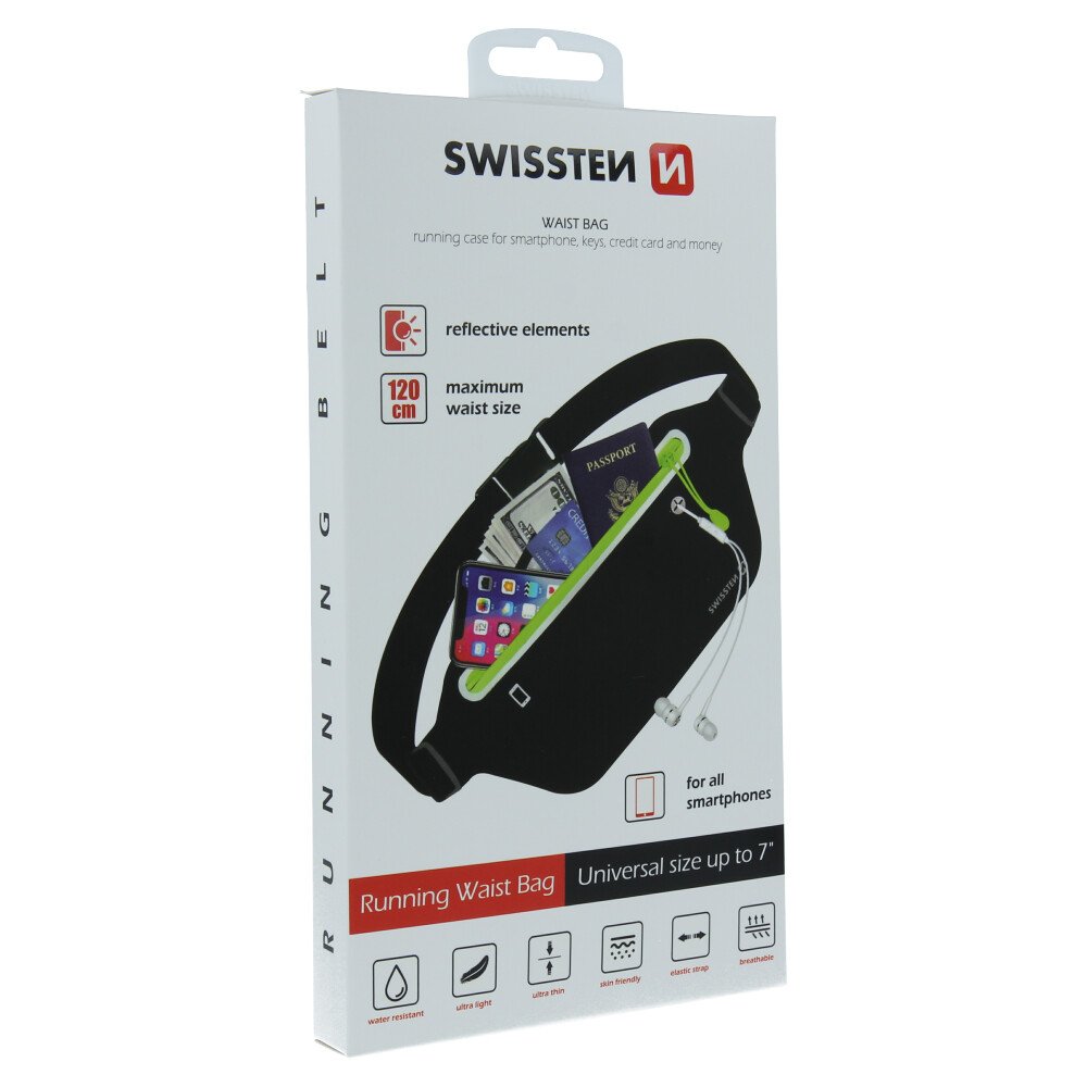 Waist bag swissten Negru thumb