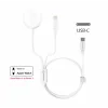 Swissten Charging Magnetic Cable 2in1 PRO Apple Watch and Lightning, USB-C 1,2 m