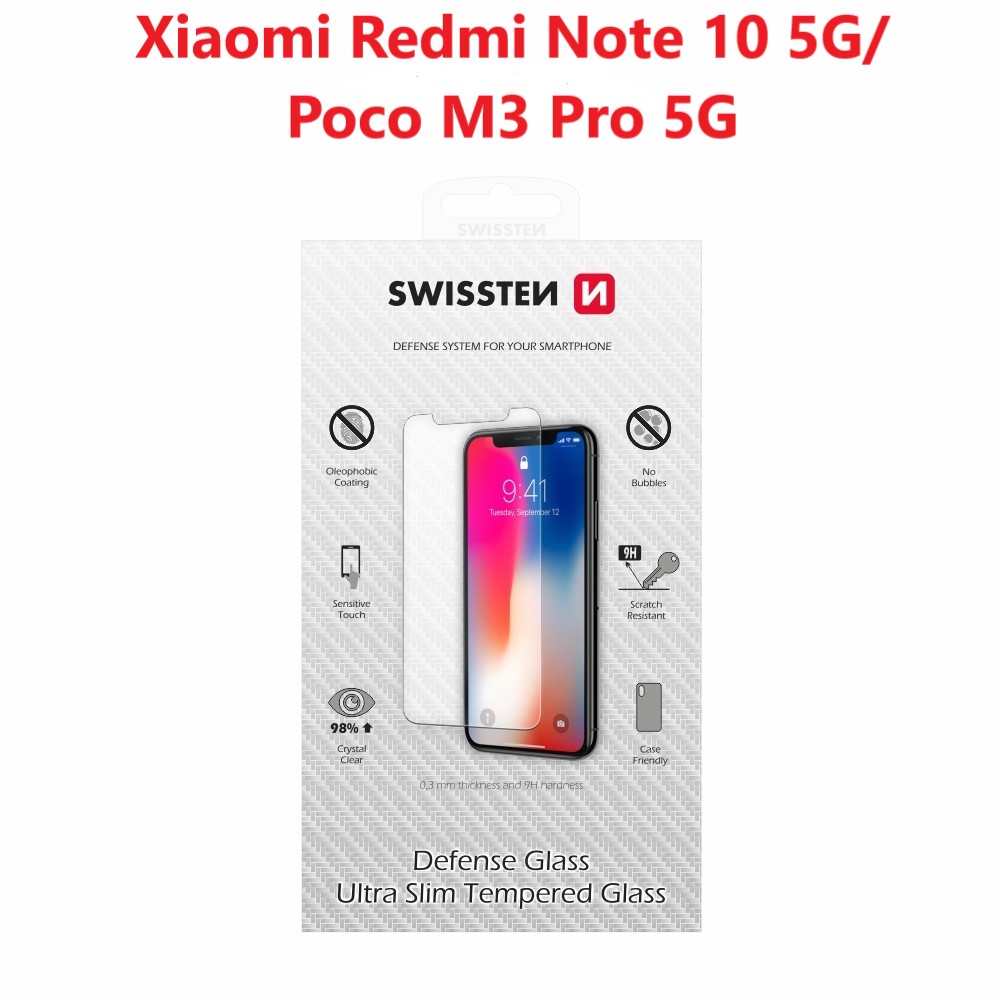 Sticla protectie tempera Swissten Xiaomi REDMI NOTE 10 5G/POCO M3 PRO 5G RE 2.5D thumb