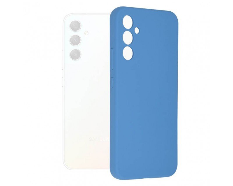 Husa Cover Swissten Silicon Soft Joy pentru Samsung Galaxy A14 5G Albastru thumb