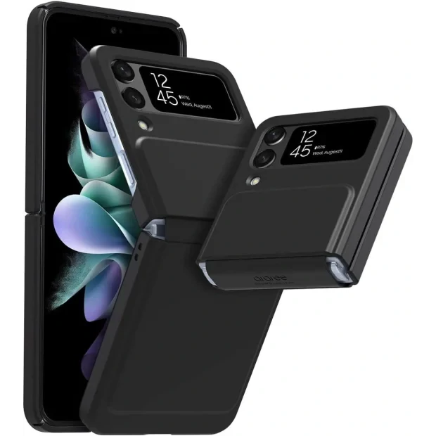 Husa Cover Araree Aero Flex pentru Samsung Galaxy Z Flip 4 Black