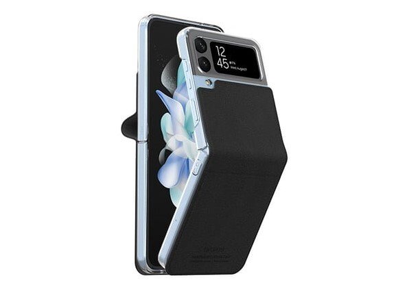 Husa Cover Araree Mustang Handmade pentru Samsung Galaxy Z Flip 4 Black thumb