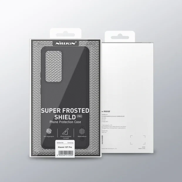 Husa Cover Nillkin Super Frosted Shield Pro pentru Xiaomi 12T Negru